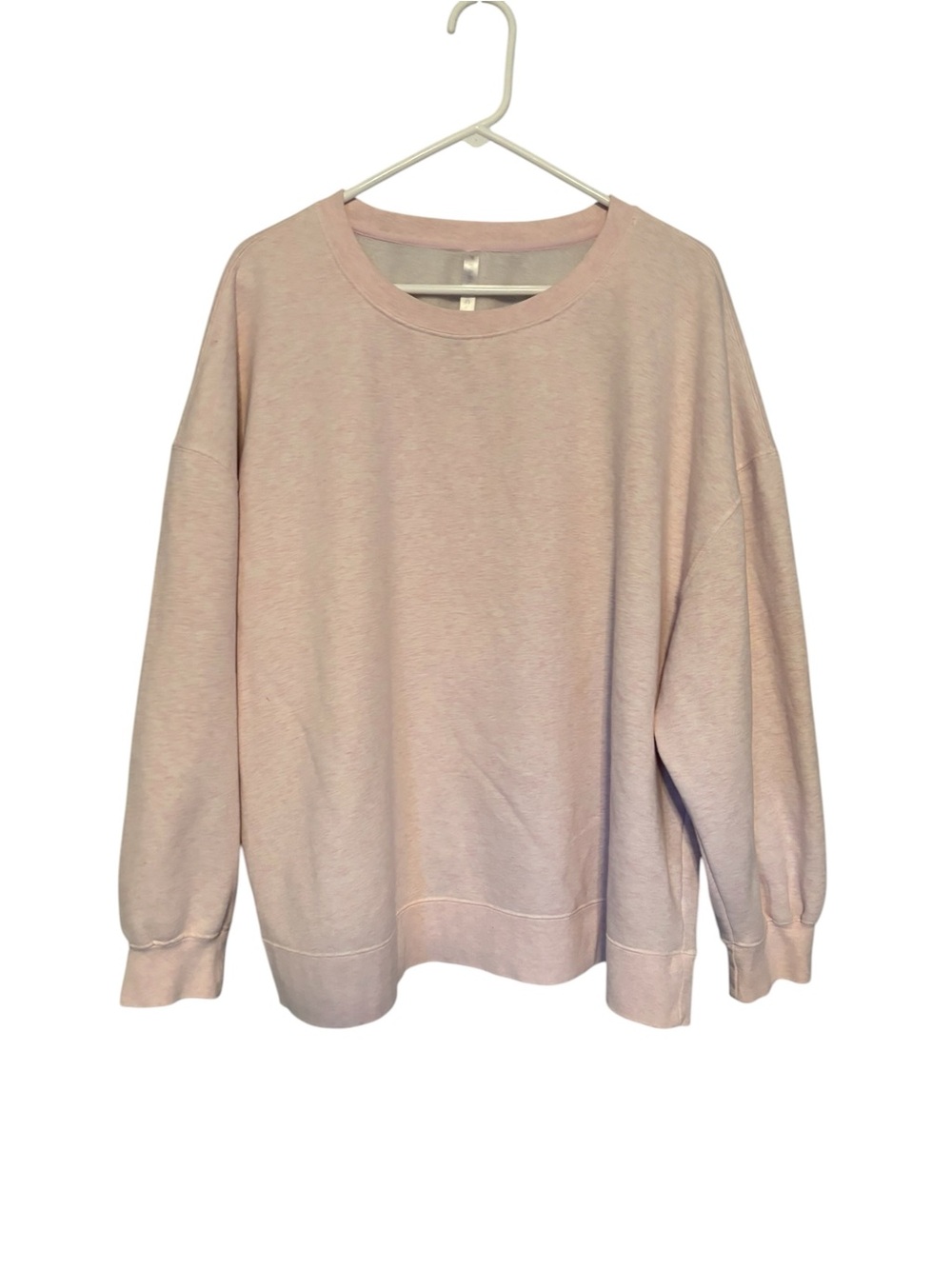 Fabletics Sweatshirt Blush Crewneck Pullover Plus Size 3X